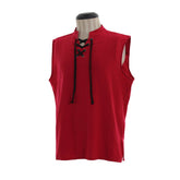 Medieval Men’s Halloweez Vest Shirt - Sleeveless Pure Color Collar Straps Shirt for Summer - Halloweez